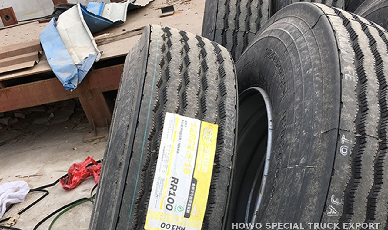 Pneus sans chambre 12R22.5 12R225 TUBELESS TIRES FOR TRAILER — photo de détail 2 sur 4