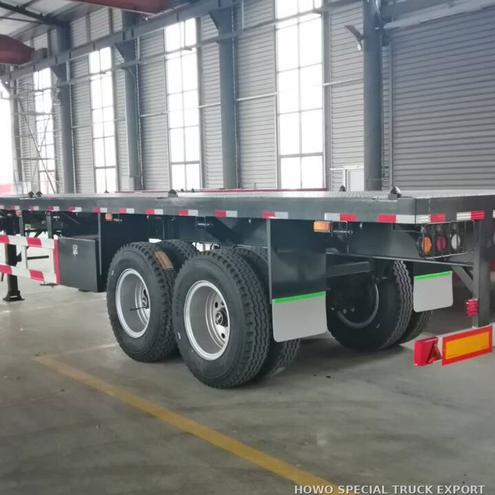 Semi-remorque plateau porte-conteneurs 2 essieux 20 ft 2 AXLE 20FT FLATBED CONTAINER TRAILER — photo 5 sur 6