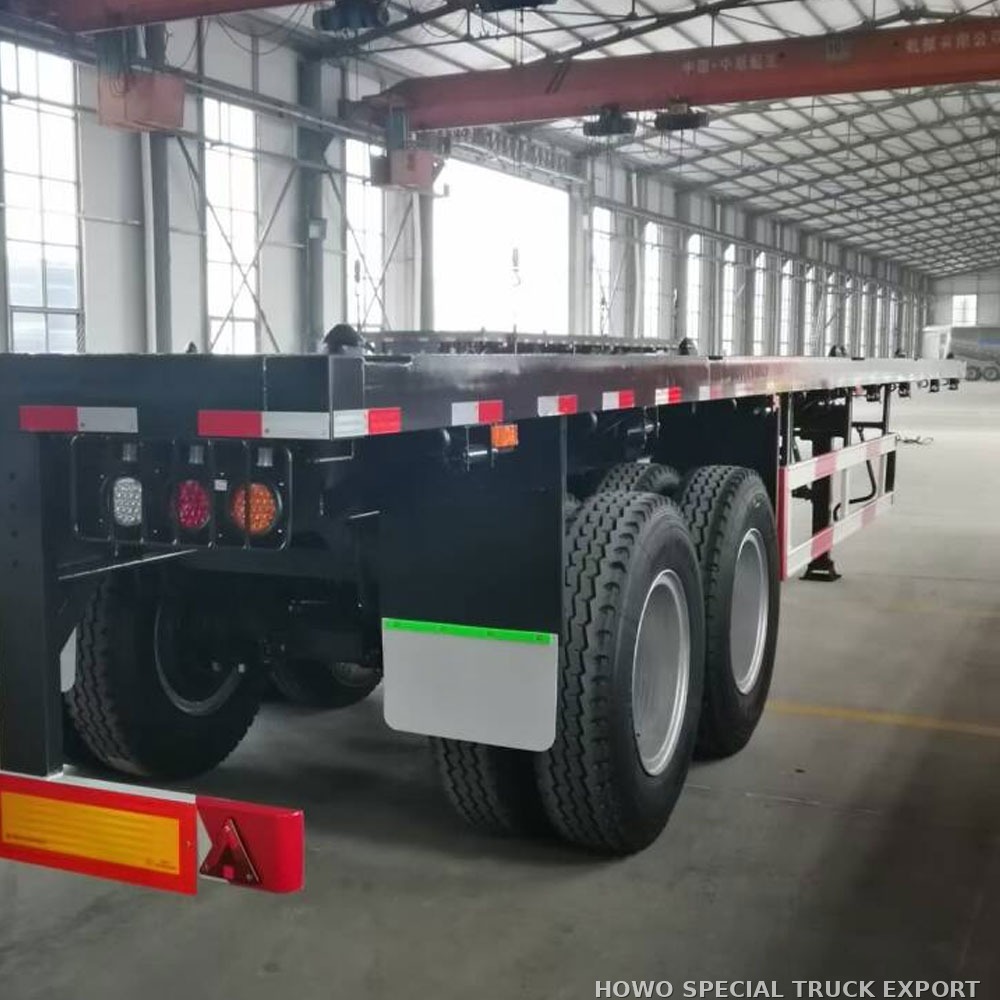 Semi-remorque plateau porte-conteneurs 2 essieux 20 ft 2 AXLE 20FT FLATBED CONTAINER TRAILER — photo 6 sur 6