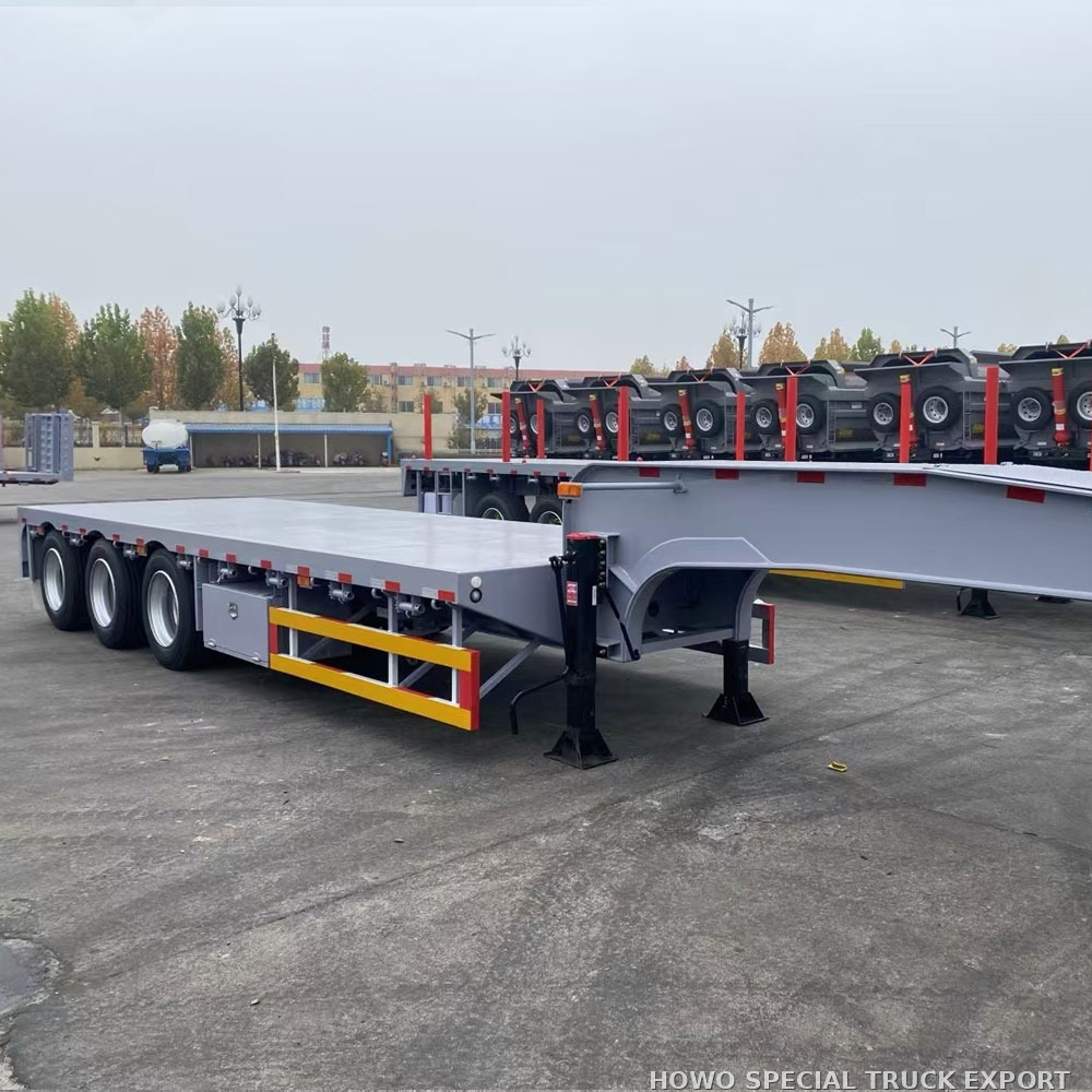 Semi-remorque surbaissée porte-engins 3 essieux 60 t 3 AXLE 60TON LOWBED TRAILER — photo 5 sur 6