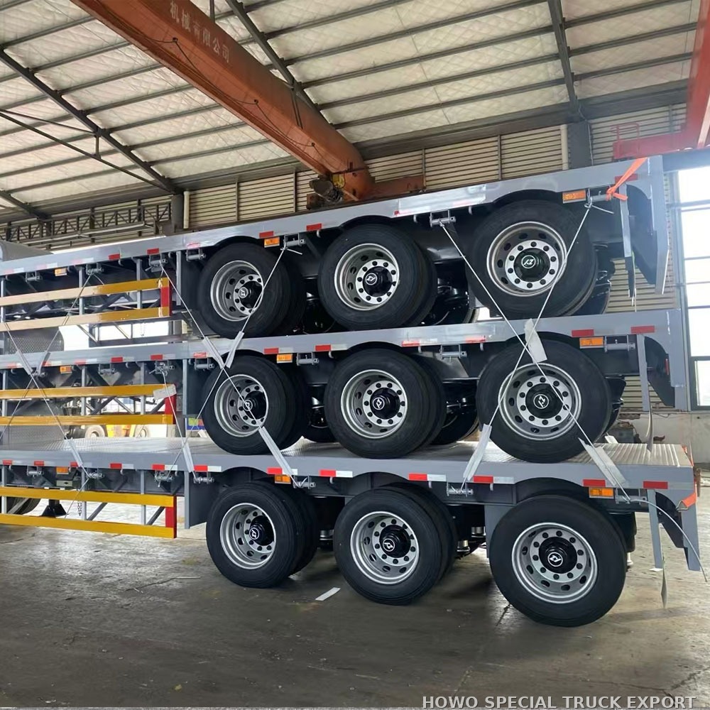 Semi-remorque surbaissée porte-engins 3 essieux 60 t 3 AXLE 60TON LOWBED TRAILER — photo 6 sur 6