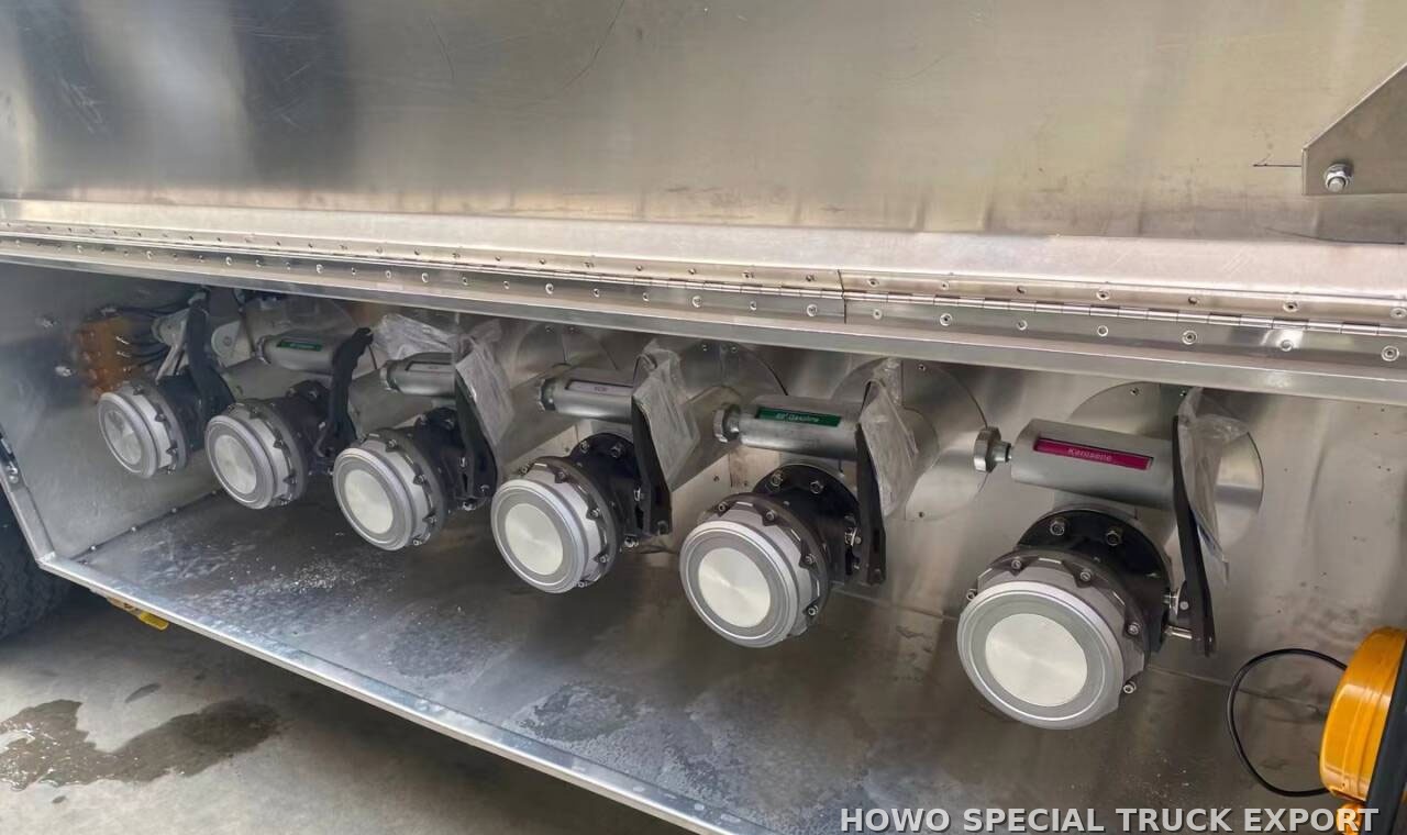 Semi-remorque citerne aluminium 3 essieux 50 000 L 3 AXLE ALUMINUM TANKER 50000L — photo de détail 4 sur 4