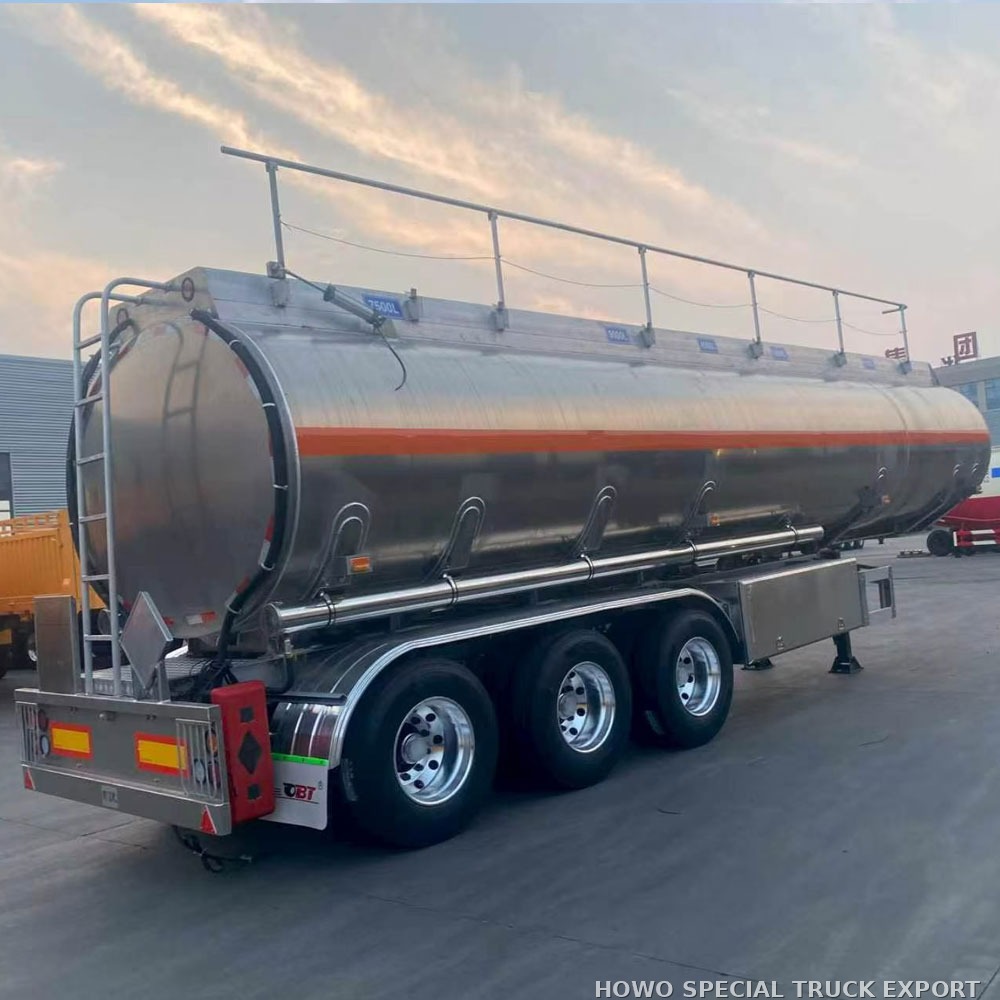 Semi-remorque citerne aluminium 3 essieux 50 000 L 3 AXLE ALUMINUM TANKER 50000L — photo 3 sur 6