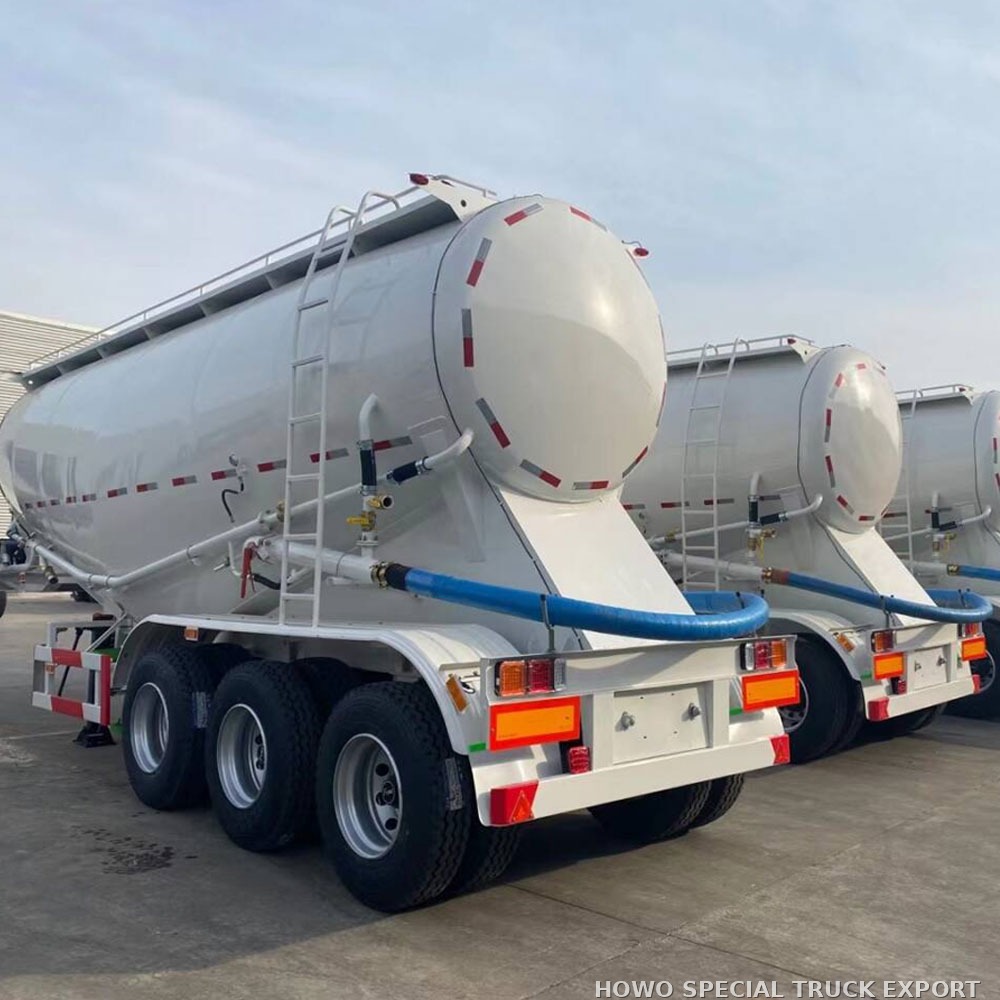 Semi-remorque citerne à ciment 3 essieux 45 t 3 AXLE BULKER CEMENT 45TON — photo 3 sur 6