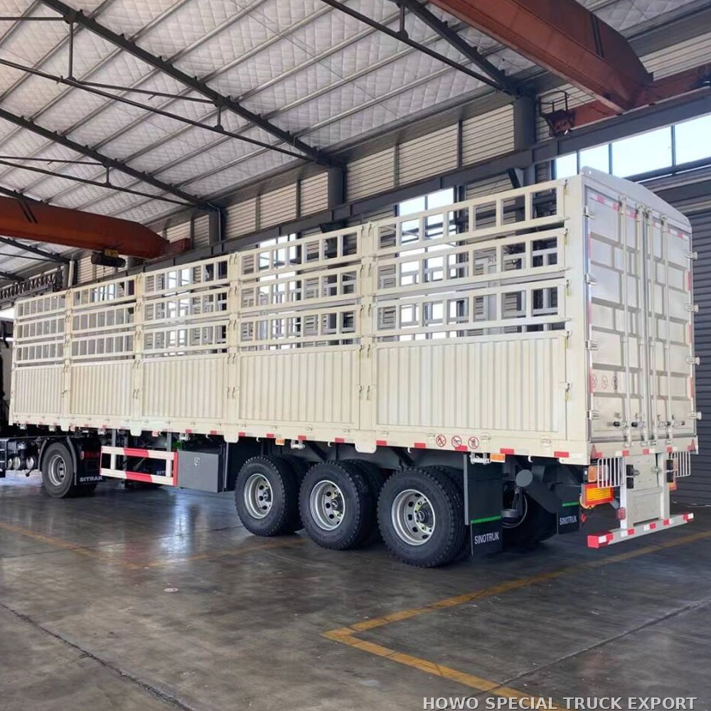 Semi-remorque à ridelles 3 essieux 60 t 3 AXLE FENCE CARGO 60TON — photo 5 sur 6