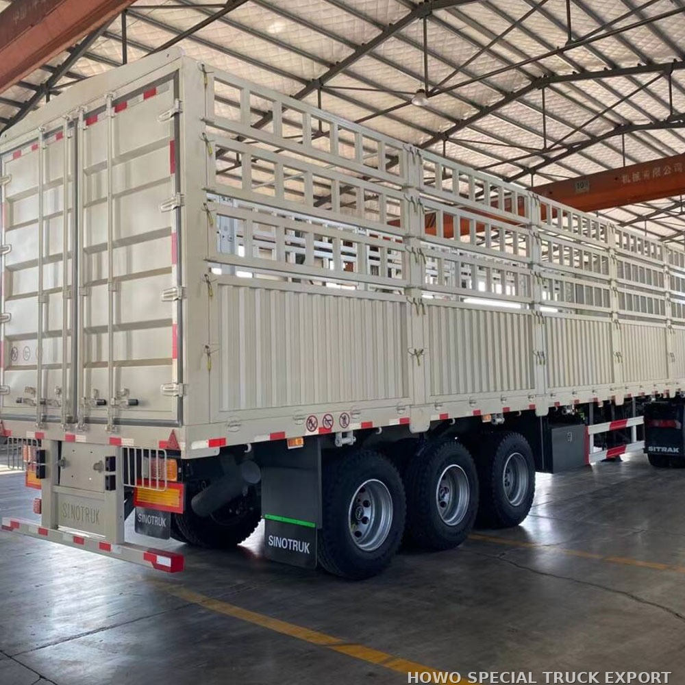 Semi-remorque à ridelles 3 essieux 60 t 3 AXLE FENCE CARGO 60TON — photo 6 sur 6