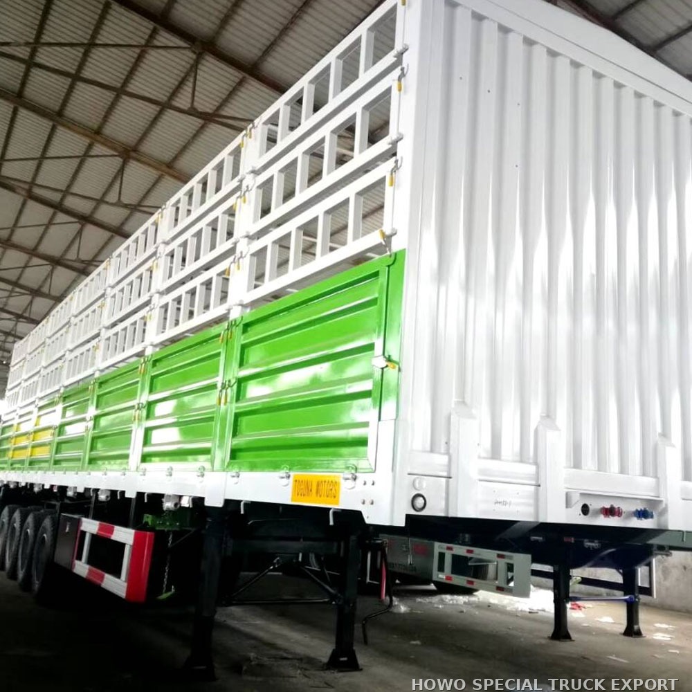 Semi-remorque à ridelles 4 essieux 80 tonnes 4 AXLE FENCE TRAILER 80TON — photo 6 sur 6