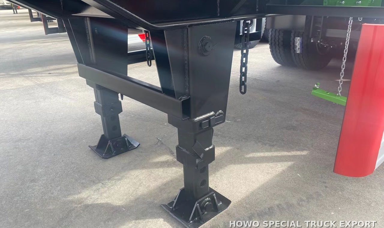 Semi-remorque plateau porte-conteneurs 4 essieux 4 AXLE FLATBED CONTAINER TRAILER — photo de détail 4 sur 4