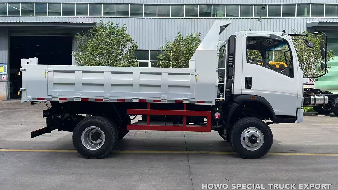 Mini camion-benne HOWO 4x2 5 tonnes HOWO 4X2 MINI DUMP TRUCK 5TON — photo de détail 3 sur 4