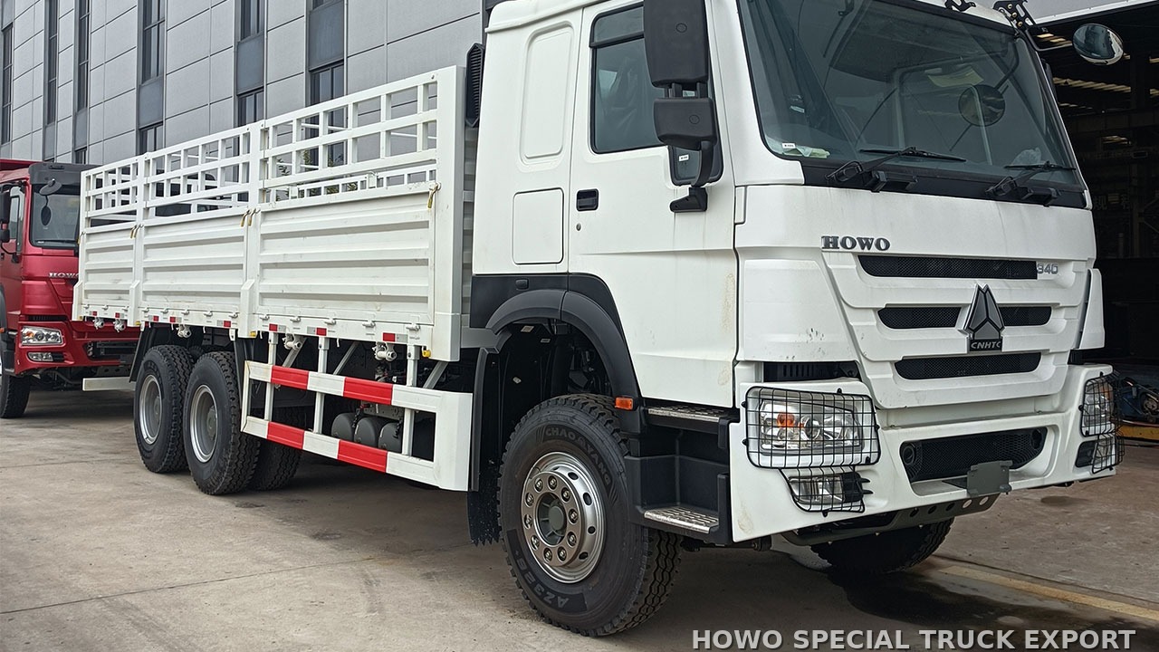 Camion plateau HOWO 6x4 20 tonnes HOWO 6X4 CARGO TRUCK 20TON — photo de détail 4 sur 4