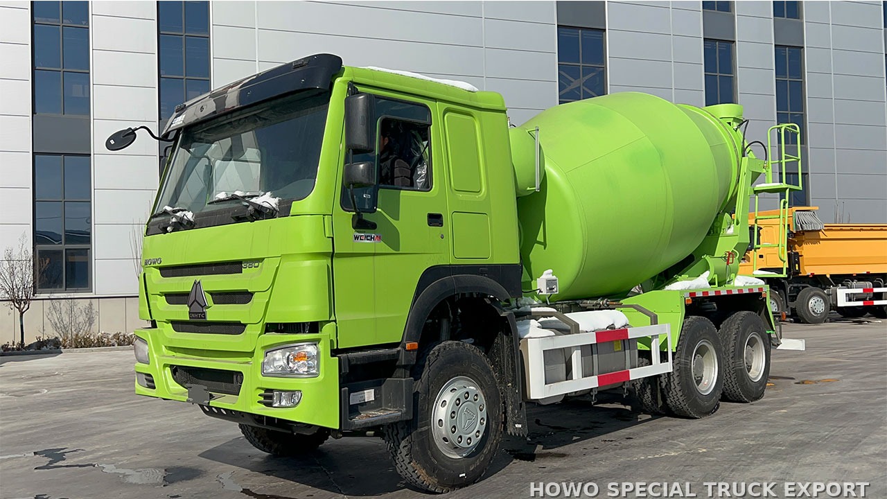 Camion malaxeur à béton HOWO 6x4 10 m³ HOWO 6X4 MIXER TRUCK 10CBM — photo de détail 1 sur 4