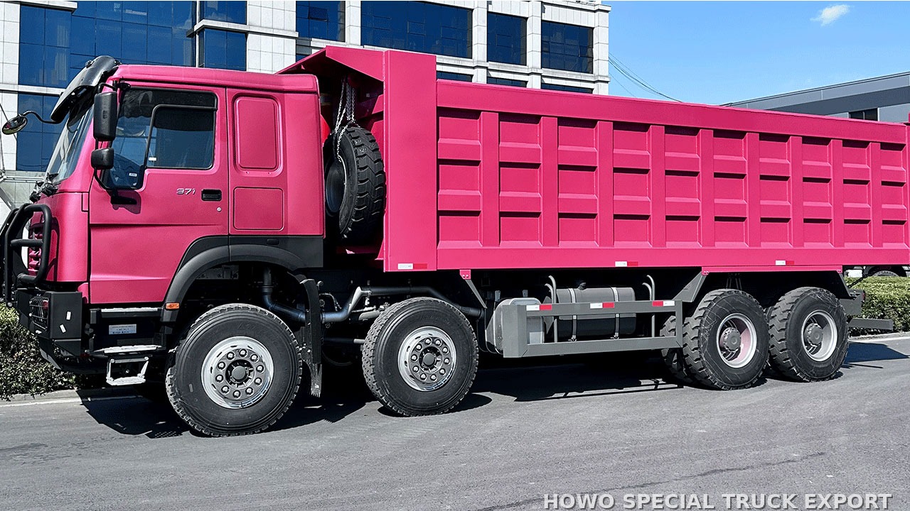 Camion-benne HOWO 8x4 400 ch HOWO 8X4 TIPPER TRUCK 400HP — photo de détail 1 sur 4