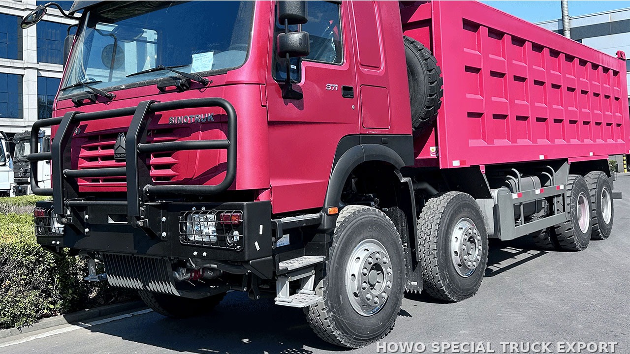 Camion-benne HOWO 8x4 400 ch HOWO 8X4 TIPPER TRUCK 400HP — photo de détail 2 sur 4