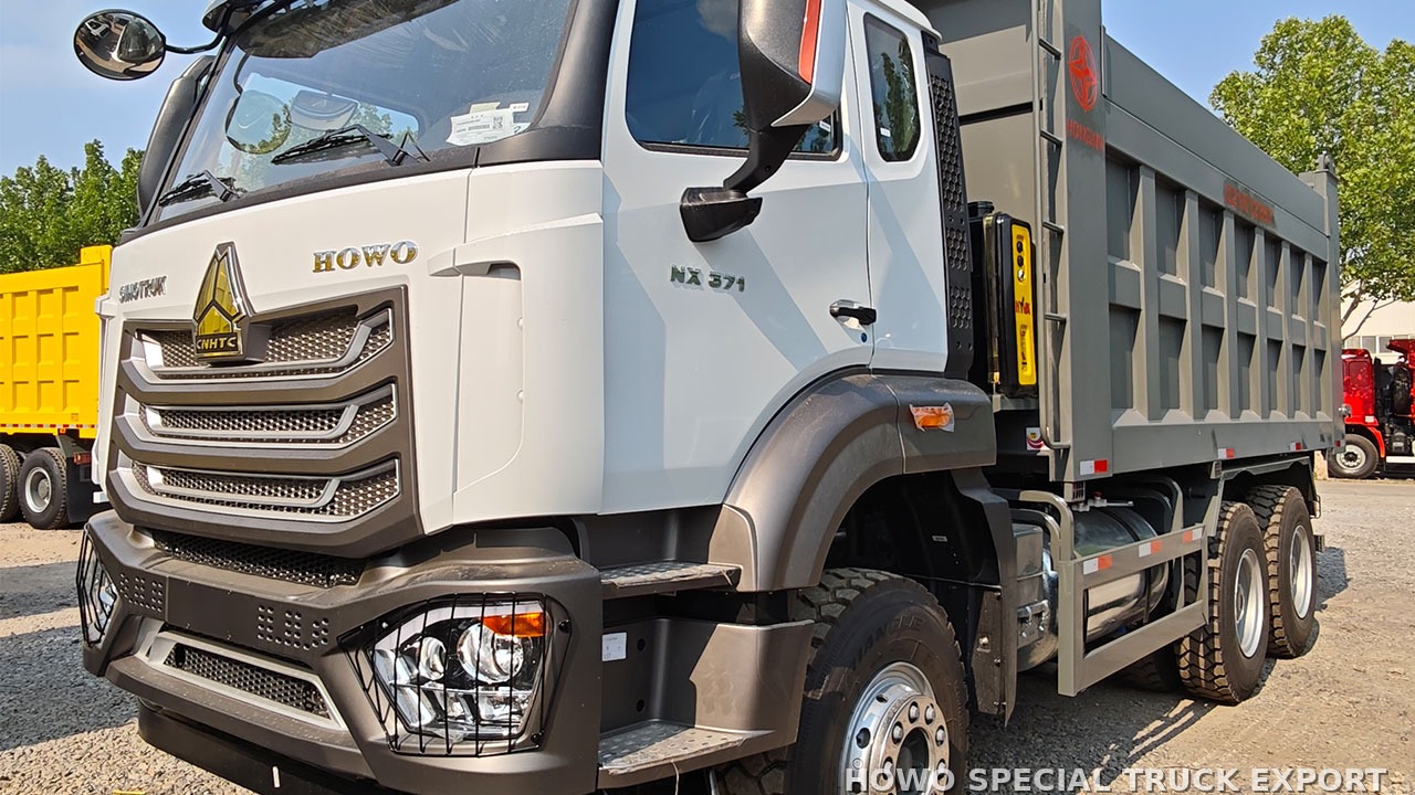 Camion-benne HOWO NX 6x4 371 ch HOWO NX 6X4 DUMP TRUCK 371HP — photo de détail 1 sur 4