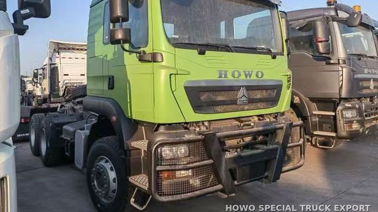 Tracteur routier HOWO TX 6x4 430 ch (10 roues) HOWO TX 6X4 10WHEELS 430HP PRIMER MOVER — photo de détail 3 sur 4