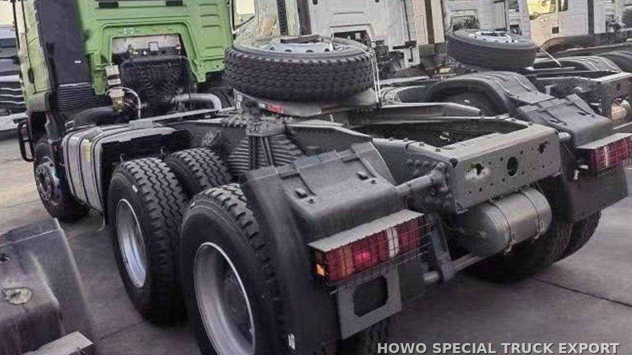 Tracteur routier HOWO TX 6x4 430 ch (10 roues) HOWO TX 6X4 10WHEELS 430HP PRIMER MOVER — photo de détail 4 sur 4