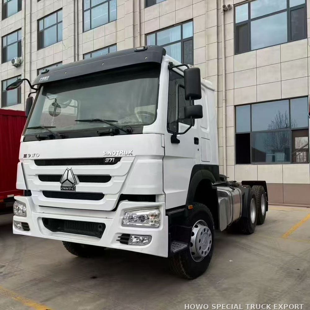 Tracteur routier HOWO 6x4 d’occasion reconditionné REFURBISHED USED HOWO 6X4 TRACTOR TRUCK — photo 3 sur 6