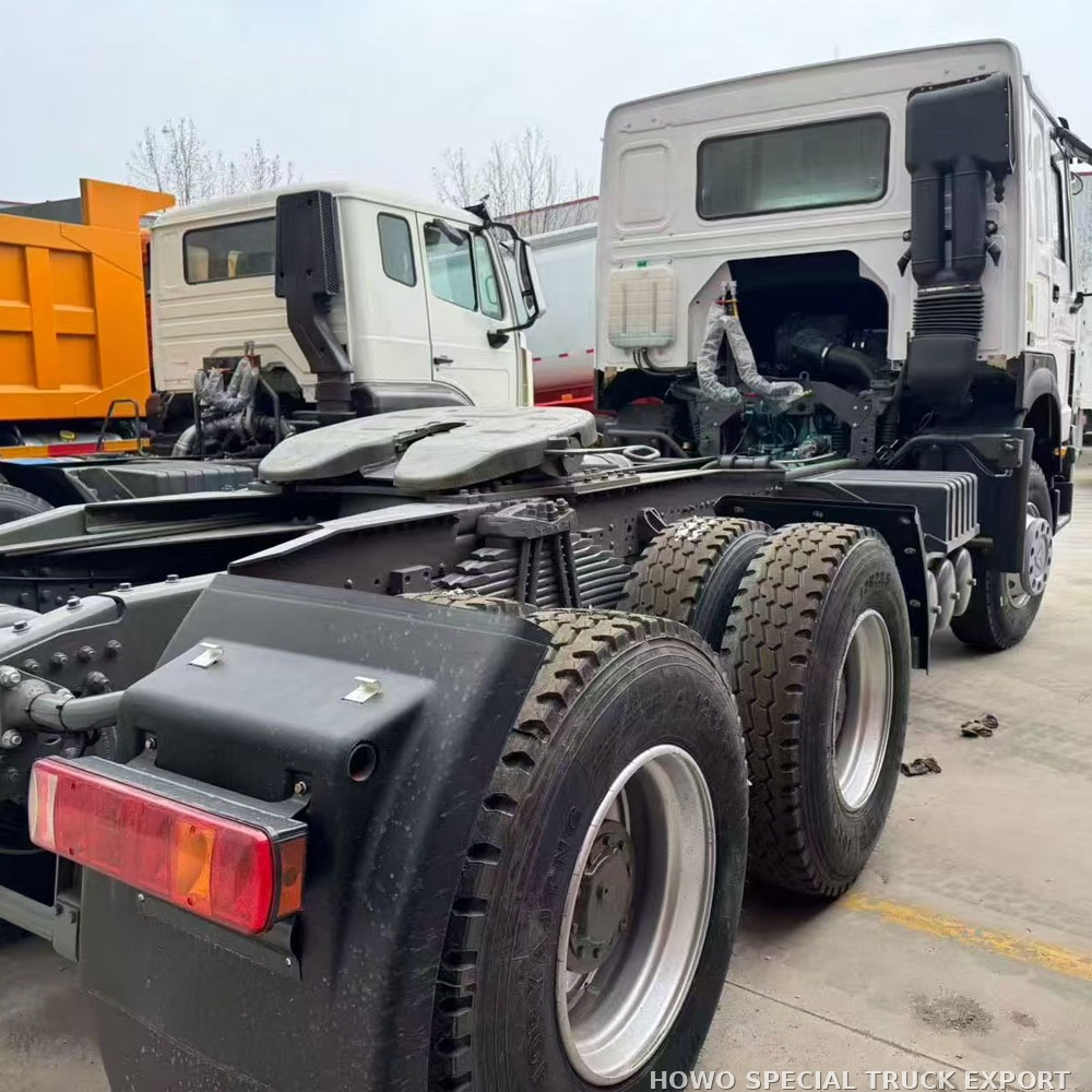 Tracteur routier HOWO 6x4 d’occasion reconditionné REFURBISHED USED HOWO 6X4 TRACTOR TRUCK — photo 4 sur 6