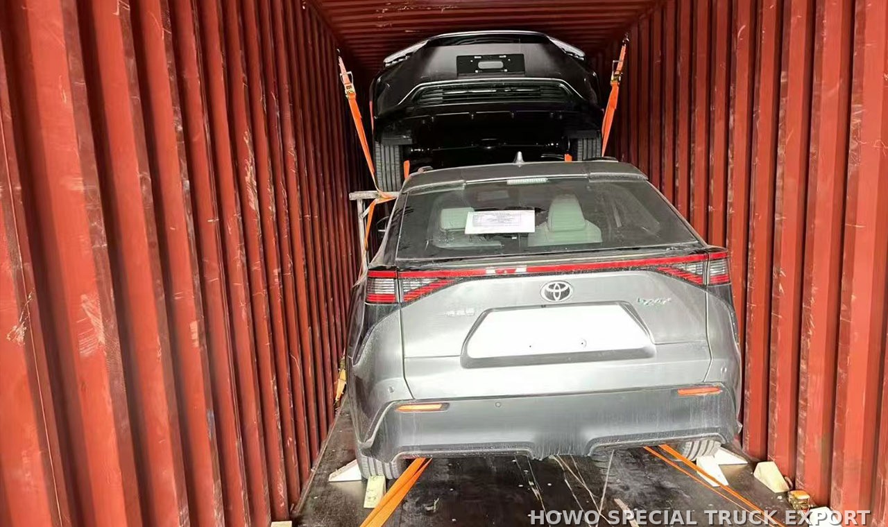 Xiaomi Yu7 Max 4x4 électrique longue autonomie XIAOMI YU7 MAX 4X4 ELECTRIC CAR — traitement anticorrosion par cire et préparation pour l’expédition maritime en RORO
