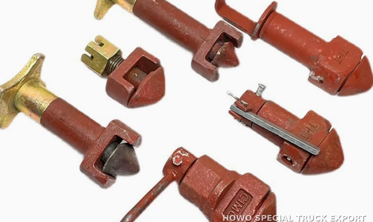 Twist-lock / verrou conteneur pour semi-remorque plateau CONTAINER TWIST LOCK FOR FLATBED TRAILER — photo de détail 3 sur 4