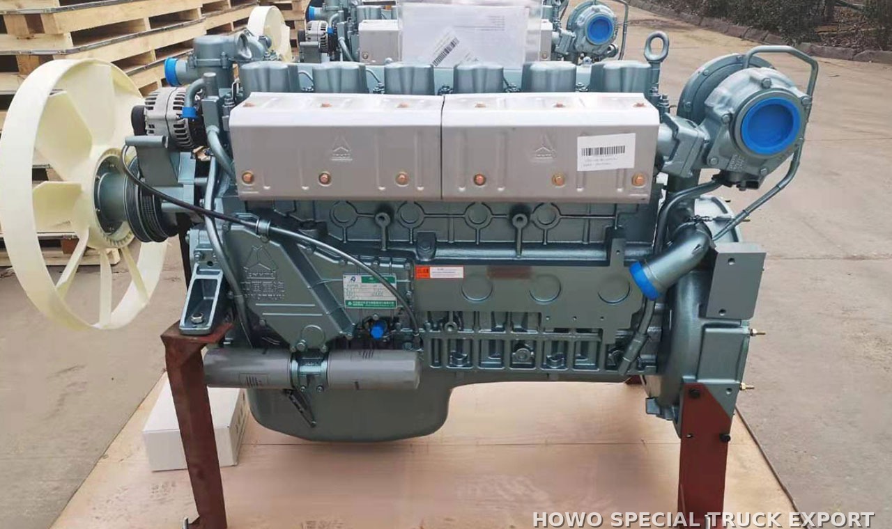 Moteur diesel HOWO WD615.47 371 ch HOWO WD61547 DIESEL ENGINE 371HP — photo de détail 1 sur 4