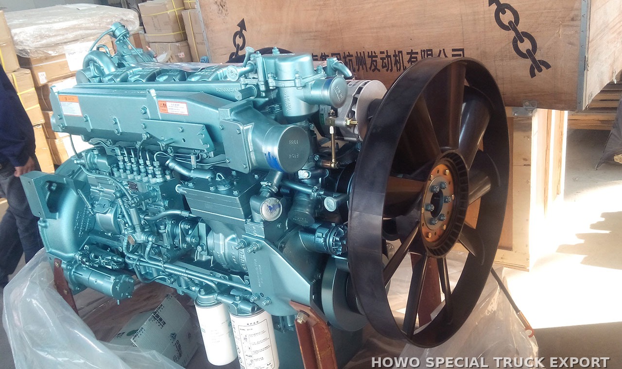 Moteur diesel HOWO WD615.47 371 ch HOWO WD61547 DIESEL ENGINE 371HP — photo de détail 2 sur 4