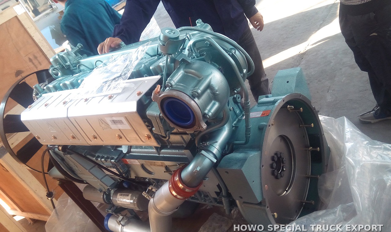 Moteur diesel HOWO WD615.47 371 ch HOWO WD61547 DIESEL ENGINE 371HP — photo de détail 4 sur 4